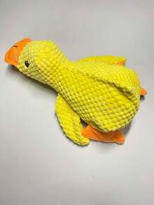1pc Dog Squeaky Toy, Duck With Squeaker, Durable Chew Toy For Pets Who Love To Chew, Interactive Duck Comfort Toy, Suitable For Puppy Teething, Machine Washable Pet Toy, Dog Toy Companion Duck, Durable Chew Squeak Boredom Relief Toy For Small And Medium Dogs - Multicolor - View 13