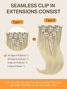 DOORES Seamless PU Clip-In 7pcs 110g Human Hair Extensions, Ash Blonde To Gold And Platinum Blonde, 100% Real Human Hair, Invisible Comfortable Natural Blend Premium Virgin Hair, Easy To Wear - S17/22/60 - View 6
