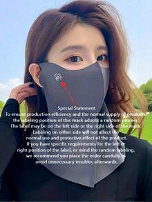2/1pc Women's Full Face Sun Protection Dust-Proof Mask, UV Protection Neck Guard, Ice Silky Fiber Fabric Facekini For Driving And Cycling, Sunshade Mask, Spring/Summer - A - View 8