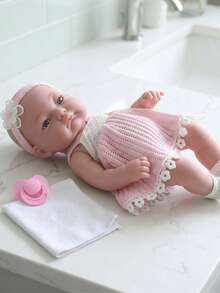 12.6 Inch Reborn Doll With Hat, Socks And Clothes, Halloween/Thanksgiving/Christmas Gift - Multicolor - View 7