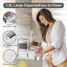SOHIDA 3-In-1 Electric Heating Lunch Box, 80W Food Heater, Hot Lunch Box, Food Insulated Box, Suitable For Insulation/Car/Outdoor/Home/School/Office/Travel, 12V/24V/110V - US A Type Plug(110-127V) - View 8