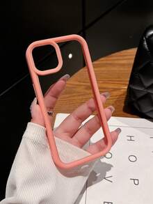 Verstärkte harte transparente Rückseite mit rosa Rand Apple Handyhülle kompatibel mit iPhone 17 Pro Max/17 Pro/17/16/16 Pro Max/16 Pro/15/15 Pro Max/15 Pro/14 Pro Max/14 Pro/14 Pro Max/13/13 Pro/13 Pro Max/12 Pro Max/12/12 Pro/11, Sturzschutz, 2,0 mm Dicke - Pink - Übersicht 8