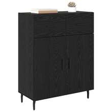 Villeneuve Buffet, Black Oak, 69.5 X 34 X 90 Cm, Engineered Wood - Black - View 3