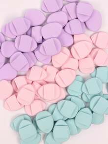15/30/60pcs Mini Air Cushion Sponges, Including Air Cushion, Latex-Free Blended Sponge And Makeup Sponge, Suitable For Liquid Foundation, Powder And Concealer. Affordable Goodies, Gifts, Women's Gifts, Christmas Gifts, Lucky Draw, Travel, Affordable Goodies, Travel Essentials - Multicolor - View 3