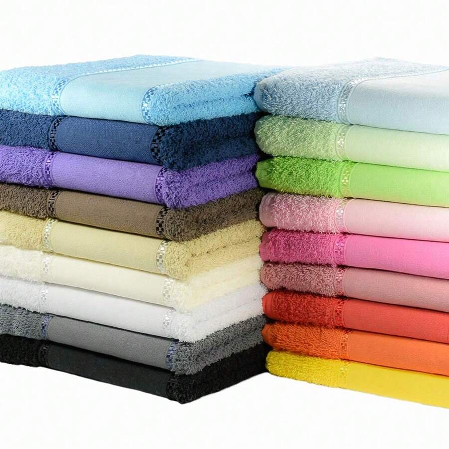 Kit Of 3 Russian Point Embroidery Face Towels 100% Cotton - 各種各樣的男孩 - 查看 1