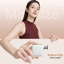 ALUSHEE Portable Mini Fascia Massage Gun, Lightweight Body Design, Powerful Performance, 3600RPM Rotation Speed. Deep Tissue Muscle Massager, Battery Capacity: 600mAh, Built-In Large Capacity Battery, Type-C Charging Interface. Mini Vibration Massager, Suitable For Travel, Office, Gym And Other Scenarios, Can Relieve Shoulder, Neck, Leg Pain - View 9