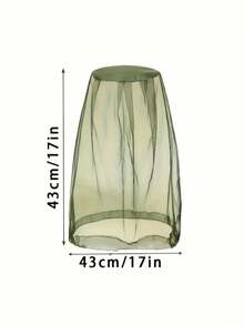 2pcs Extra Large Mosquito Head Net, Heavy Duty Fine Mesh Insect Net, Effectively Protects Against West Nile Virus And Zika Virus, Blocks Mosquitoes, Flies And Tiny Insects, Suitable For Outdoor Camping, Hiking And Wilderness Activities - Multicolor - View 7
