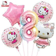 New Cartoon Cute Cat 3D Aluminum Foil Balloon Set, Cute Cat Birthday Decoration - As Shown In the Figure - View 14