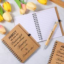 Dankeschön Geschenk Set – 6 Stifte und 6 Notizbücher als kleine Aufmerksamkeit-Incentives Supplies - A - Übersicht 3