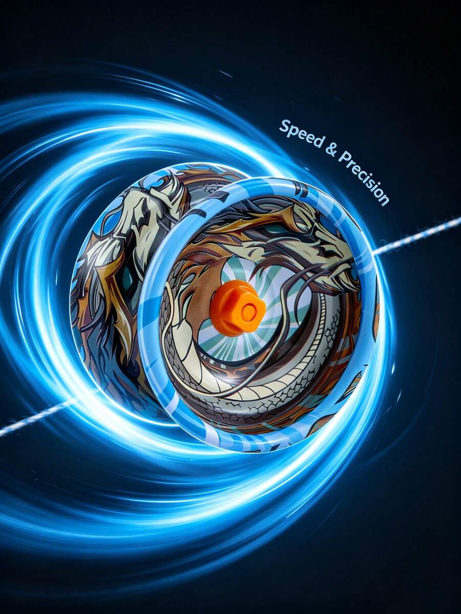 Premium Metal Alloy Yo-Yo - Dual Responsive & Unresponsive Modes, Entry Level For Beginners, Professional Competitive Trick Juggling YoYo Toy, Great Gift For Hobbyists & Players