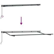 vidaXL Store banne rétractable anthracite, 350 x 200 cm. Pour plus de détails, veuillez consulter la suite. Ce produit convient aux balcons, jardins, abords de piscine et peut également servir d'élément décoratif pour votre maison. - Multicolore - Voir 10