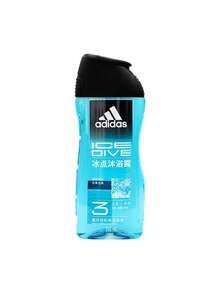 Adidas 3合1男士沐浴露 - 運動後舒緩/清涼/活力 250ml/600ml - 冰點250ml - 查看 5