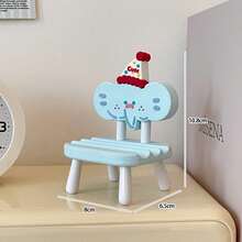 Cute Mini Chair Phone Holder, Slouchy Support Stand, Creative Desktop Decor, Binge-Watching Gadget - Multicolor - View 10