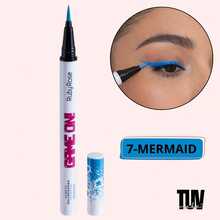Colored Eyeliner Pen Game On  Matte Finish - 美人魚-7 - 查看 6