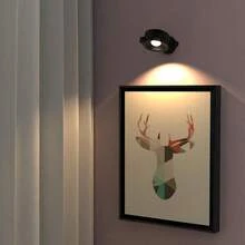 1/2PCS Rechargeable LED Wall Sconce, Magnetic Wall Light With Remote And Touch Control, 360° Rotating, 3 Color Temperatures, Dimmable Cordless Reading Light For Bedroom, Bedside And Hallway - 3 Color Temperature - View 9