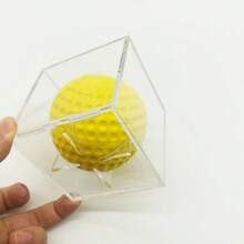Caja de Exhibición de Pelotas de Golf de Acrílico Transparente, Fácil de Almacenar y Transportar - Blanco - Ver 4
