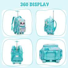 Girls' Rolling Backpack, Cute Travel Luggage Backpack With Wheels, Girls' Crossbody Bag, Cute Japanese Style Backpack - Girls' Trolley School Bag - View 8