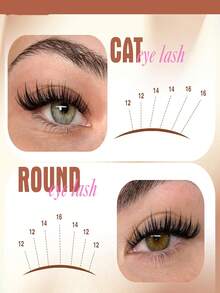 180pcs Wispy Cluster Natural Eyelash Clusters 10-16mm Salon Effect Fairy DIY Individual Eyelash Extension Spiky Lashes - C - View 6