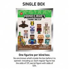 1PC Officially Licensed Game Character Keychain Series Mystery Bulk Bag Clip Random One Alex Zombie And Steve Or Others Backpack Pendant Birthday And Christmas Gifts For Friends - Multicolor - View 9