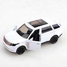 1件裝 1/36比例男孩玩具車，豪華城市巡航風鋅合金玩具車，SUV玩具，高品質合金壓鑄玩具車，可拉回功能，可開側門，適合3歲以上男孩，單件合金玩具車，節日禮物，玩具收藏，生日禮物，精緻玩具車 - 彩色 - 查看 6