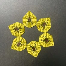 Easytoday 新款 60件/組 標準 6款飛鏢翼片,每款 10件,PET材質,多種花紋,飛鏢配件 - 彩色 - 查看 11