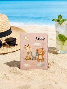 Personalized Passport Cover With Name, Travel Passport Holder Card Wallet, Custom Travel Passport Sleeve, Cute Wildlife Passport Wallet, Vacation - Multicolor - View 7