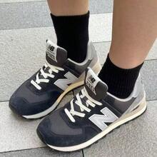 New Balance 574 系列低筒復古日常訓練鞋,男女款,經典永恆設計,吸震耐磨,百搭休閒運動鞋,適合城市通勤 - 彩色 - 查看 4