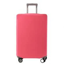 1pc Luggage Dust Cover Trolley Case Protective Cover Solid Color Travel Case Dust Cover Thickened Elastic Trolley Cover Wear Resistant, Luggage Cover - Multicolor - View 19