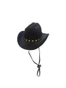 Topi Hewan Peliharaan - Topi Koboi Hewan Peliharaan, Topi Pelindung Matahari Koboi Barat Baru, Cocok untuk Anjing dan Kucing, Perlindungan Matahari di Luar Ruangan, Properti Foto Pesta Ulang Tahun, Aksesori Kostum Anak Anjing - MultiWarna - View 11