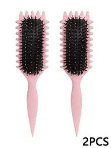 2035brushes 绿色卷发定型梳 - 男女通用，轻松打造完美卷发，适用于 2A 至 4C 发质，减少毛躁，干湿两用。 - 彩色 - 查看 23