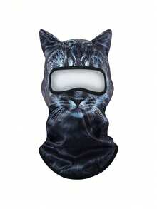 1pc Or More Unisex 3D All-Season Sun Protection Animal Headwear Outdoor Sports Windproof Face Mask 3D Digital Print Ski Mask - Multicolor - View 9
