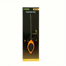 1pc Carp Fishing Bait Needle With Knot Hole And Plastic Handle, Baiting Tool For Pellets - Orange - View 1