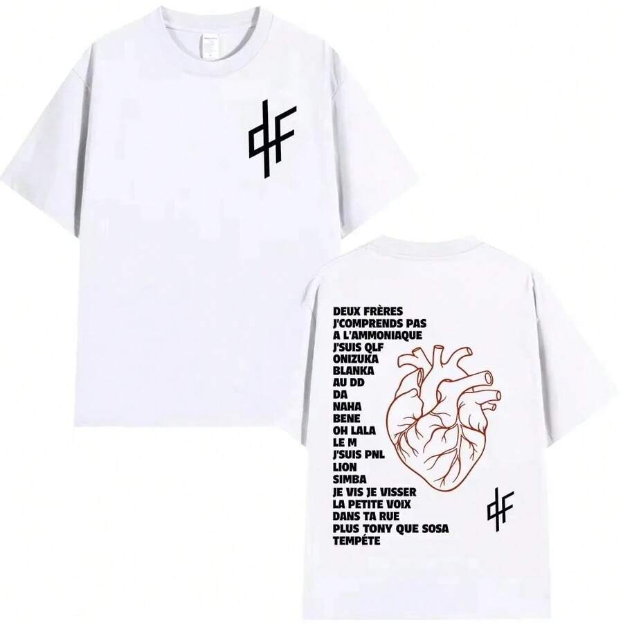 2026 Rapper PNL Le Monde Chico Album Graphic T-Shirt Men Women Fashion Hip Hop Short Sleeve T-Shirts Cotton Casual T Shirt