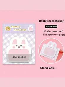 16pcs/320pages Cute Pet Cartoon Stickers (Random Color), Ins Style Animal Memo Decorative Stickers, Suitable For Students And Office, Random Pattern, Back To School Supplies, Birthday And Bachelor Party Decoration Gifts - Multicolor - View 10