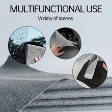 1/5pcs Magic Lint-Free Glass Cleaning Cloth, Thickened Multi-Purpose Polyester Wiping Cloth, Non-Shedding Cleaning Cloth, Suitable For Windows, Mirrors, Car Washing, Kitchen, Bathroom Surfaces - Classic - View 6