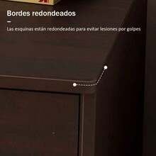 Mueble Almacenador de Oficina 60cm con Ruedas Bloqueables, Cajones y Puertas para Archivos - Blanco - Ver 4