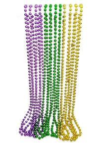 12件組 D EXCEED Mardi Gras 塑料珠串項鍊，適用中性夏季節慶、日常裝飾、嘉年華、婚禮、生日派對、Cosplay - 彩色 - 查看 8