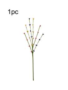 Spring/Summer Artificial Berry Sprigs, Candy Colors (Purple, Pink, Yellow) Plastic Stems, Suitable For DIY Vase Arrangement, Tabletop And Home Decor, And Spring Party Floral Styling - Multicolor - View 13