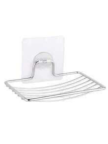 1-3 Stücke Wandmontierter Edelstahl Seifenhalter, Bohrloser Abtropf-Seifenschale, Minimalistisches Badezimmer Abtropfregal, Badezimmer Zubehör, Badezimmer Aufbewahrungsregal, Küche und Badezimmer Universal Abtropfregal - Silber - Übersicht 12