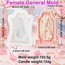 Zhonghui Mold 3D Religious Shrine Silicone Mold, Virgin Mary Chapel Candle Mold For DIY Scented Candles, Resin, Soap, Plaster, Prayer Gift And Home Decor Crafts - Virgin Mary - View 15
