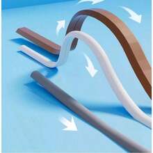 Canaleta de cable PVC para instalación en superficie del suelo, autoadhesiva, antipisada, invisible, suave, cubierta para canaleta de cable, decoración de piso, canaleta de cable abierta - 3 cm de ancho - Ver 9