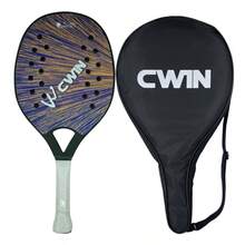 Beach Tennis Racket, Drainage Hole Design, One-Piece Frame, Anti-Slip Wrapped Handle, Suitable For Beach Sports And Leisure Training - Multicolor - View 12
