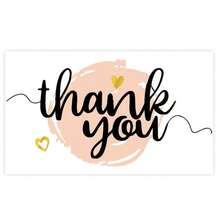 10pcs Thank You Cards Set, 7 Design Styles (Watercolor Eucalyptus Leaves, Floral Patterns, Minimalist Pink Hearts, Vintage Cartoon Style Fonts), Blank Inside, Perfect For Small Business Packaging, Wedding Favors, Party Events And Customer Thank You Notes - View 4