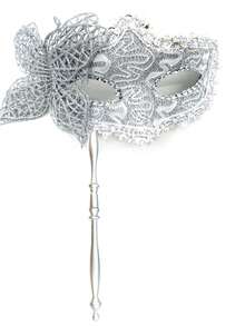 1pc Lace Butterfly Handheld Mask With Stick, Rhinestone Embellished With 3D Butterfly Design, Neat Stitching And Durable, Handheld Design Without Obstructing Vision, Suitable For Balls, Parties, Photography Styling, Exquisite And Versatile - Mask - View 9
