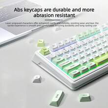 AULA Wireless Keyboard And Mouse Set RGB Backlit Tri-Mode Bluetooth 2.4G Gaming Mouse Computer Keyboard Compatible With PC Laptop Mac - View 6