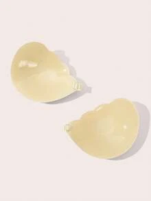 Lignisse Reusable Seashell Adhesive Bra, Strapless Backless Sticky Push Up Bra, Invisible No Show Self Adhesive Bra For Deep V Dress, Wedding & Party - Multicolor - View 5