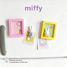 Magnet Kulkas ABS Miffy Berlisensi Resmi, Desain Kelinci Kawaii, Tempat Foto Meja Multi-Pola, Dekorasi Rumah & Kantor Magnetik, Dekorasi Harian Estetik untuk Remaja & Dewasa, Hadiah Koleksi 14+ - MultiWarna - View 5