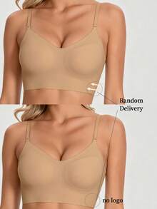 Lencería sexy sin costuras y sin espalda para mujer, lencería nupcial con 3 tirantes ajustables, lencería de boda de espalda baja, camisola transpirable y cómoda para ocasiones formales - Granate - Ver 8