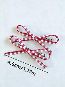 10pcs/Set College Style Bow Hair Clips, Vintage Academic Aesthetic, Low Saturation Soft Tones, Minimalist Fashion Hair Accessories - Suitable For Teens And Girls, Perfect For Daily Wear, Dates, School, Vacation, Beach, Parties, Holidays, Gifts, Graduation Season - Multicolor - View 7