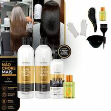 Exclusivo! Kit Não Chore Mais Borabella 350ml + Neutralizante 90ml + 2 Argan 7ml + Cumbuca/Escova/Luvas - Traje formal - Visão 2